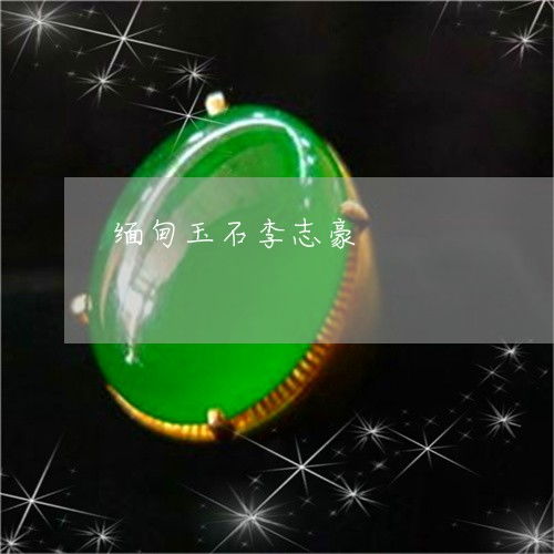 緬甸玉石的文化財(cái)富 珠寶首飾零售的機(jī)遇與挑戰(zhàn)——李志豪會(huì)長專訪